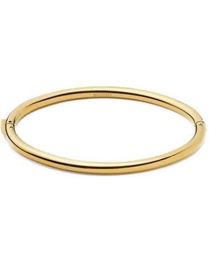 Missoma Hinged Round Bangle - Metallic