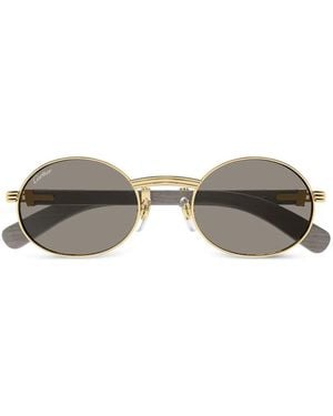 Cartier Round-Frame Sunglasses - Metallic