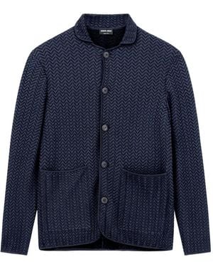 Giorgio Armani Classic Jacket - Blue