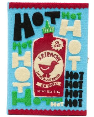 Olympia Le-Tan Mini-Tasche Mit Applikation - Weiß