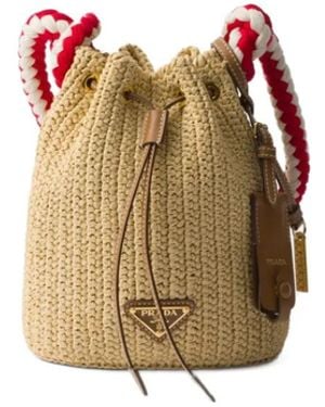 Prada Tasche Mit Kordelzug - Mettallic