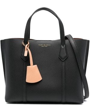 Tory Burch Perry レザーハンドバッグ S - ブラック