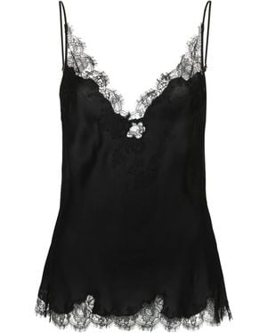 Carine Gilson Camisole-Top Aus Seide - Schwarz