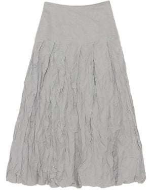 Paloma Wool Gonna Lunga Plissettata - Grigio