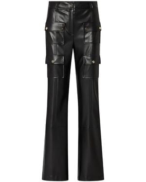 Liu Jo Coated Fabric Pants - Black