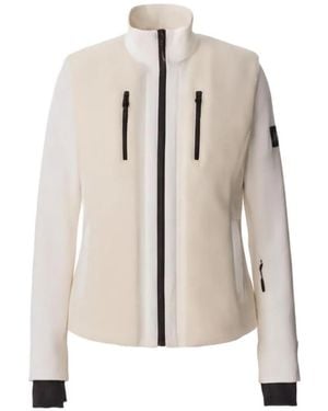 Mackage Dewi Fleece-Panel Ski Jacket - Natural
