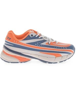 DIESEL D-Airspeed Striped Lace-Up Trainers - White
