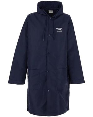 Drole de Monsieur Hooded Coat - Blue