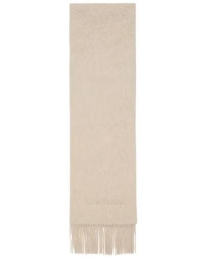 Acne Studios フリンジ スカーフ - ホワイト