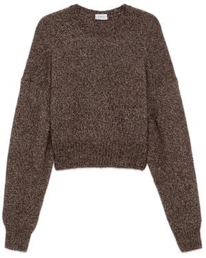 Mrz Raglan-Sleeve Jumper - Brown
