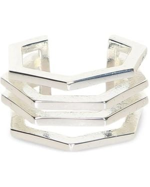 FEDERICA TOSI Geometric Layered Ring - White