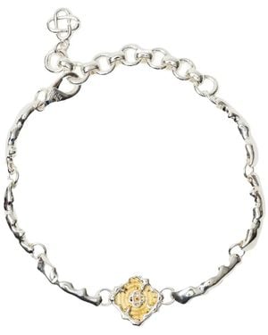 CASABLANCA Splash Sculptural-Link Bracelet - Metallic