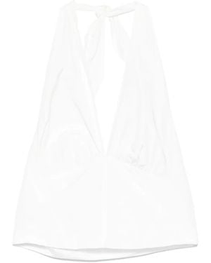 ANDAMANE Tanktop mit Neckholder - Weiß