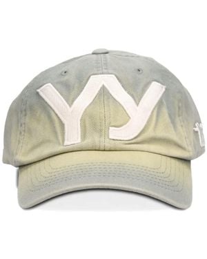 OPEN YY Gradient Logo-Patch Cap - White