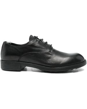 Officine Creative Leren Derby Veterschoenen - Zwart
