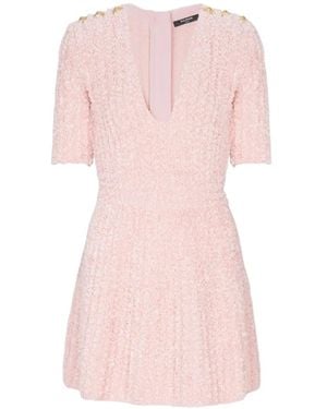 Balmain Mini Dress - Pink