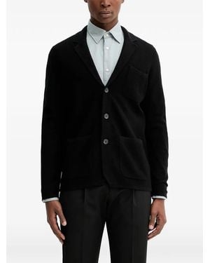 Marc O' Polo Notched-Lapels Blazer - Black