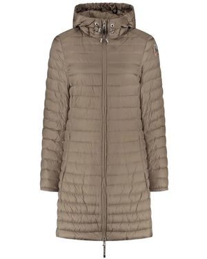 Parajumpers Meredith Hooded Quilted Jacket - Natural