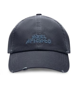 Axel Arigato Floral Washed Baseballkappe - Blau