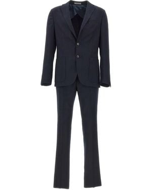 Corneliani Single-Breasted Suit - Blue