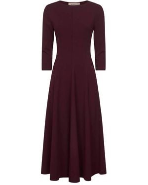 Blanca Vita Flared Maxi Dress - Purple