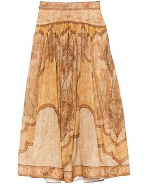 Zimmermann Wanderlust Maxi Skirt - Natural
