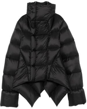 Rick Owens Quilted High-Neck Puffer Jacket - Black
