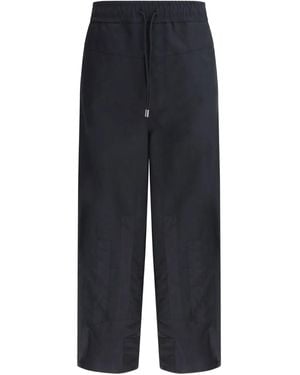 NAMACHEKO Zip-Detail Parachute Trousers - Blue