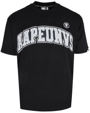 Aape By A Bathing Ape Aapeunvs Moonface T-Shirt - Black