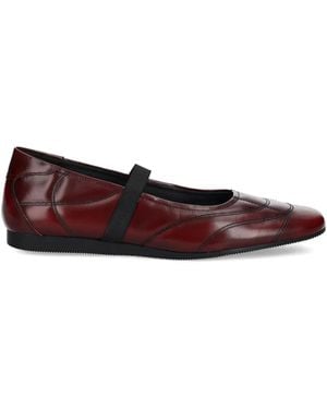 Vagabond Shoemakers Hillary Quilted Elastic-Strap Ballet Flats - Brown