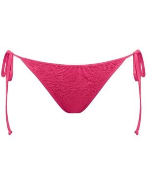 Bondeye Anisha Textured Tie Bikini Bottom - Pink