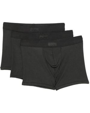 Skims Boxer Con Logo (3 Pezzi) - Nero