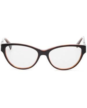 Longchamp Brille Mit Cat-Eye-Gestell - Braun