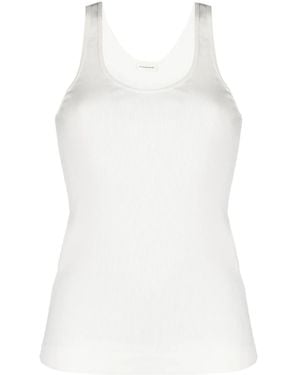 By Malene Birger Anisa リブニット タンクトップ - ホワイト