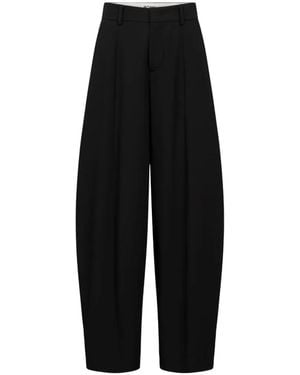 Rossi Pantalones Alyn Con Pinzas - Negro
