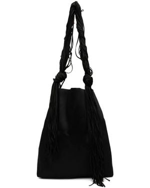 JNBY Fringed Single-Shoulder Bag - Black