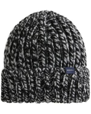 Woolrich Berretto A Coste - Nero