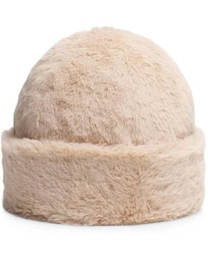 Rag & Bone Kennedy Faux-Fur Hat - Natural