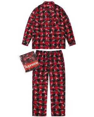 Supreme Pijama Hanes Holiday - Rojo