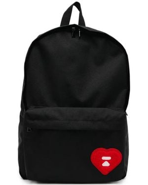 AAPE BY A BATHING AP Heart-Patch Backpack - Black