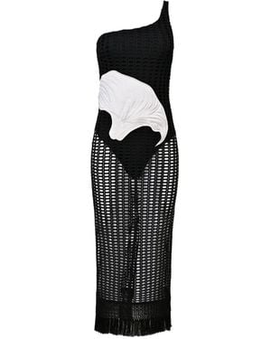 PATBO Selene One-Shoulder Dress - Black