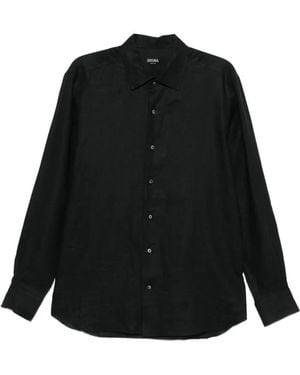 ZEGNA Buttoned Shirt - Black