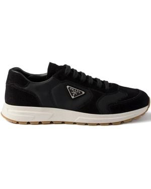 Prada トライアングルロゴ スニーカー - ブラック