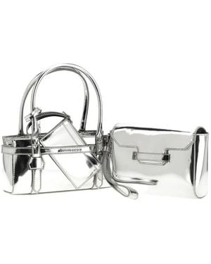 DSquared² Bolso shopper Twin mini - Blanco