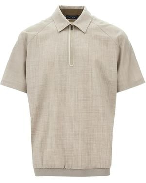 Sease Half-Zip Polo Shirt - White