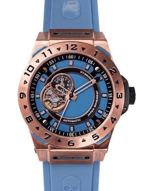 Hydrogen Vento 40Mm Skeleton Dial Automatic Watch - Gray