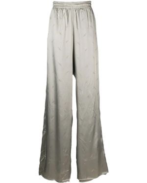 Vetements Gradient Wide-Leg Pants - Gray