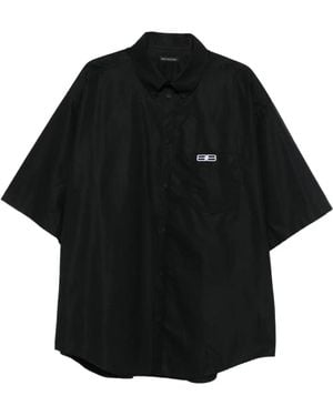 Balenciaga ショートスリーブ シャツ - ブラック