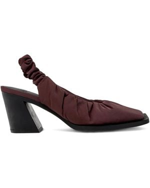 Camper Karole Slingback Mules - Brown
