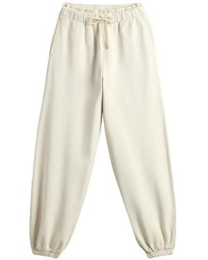Woolrich Pantalones De Chándal Con Efecto Cepillado - Blanco